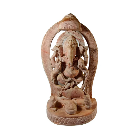 Stone Ganesh Idol for Home Temple