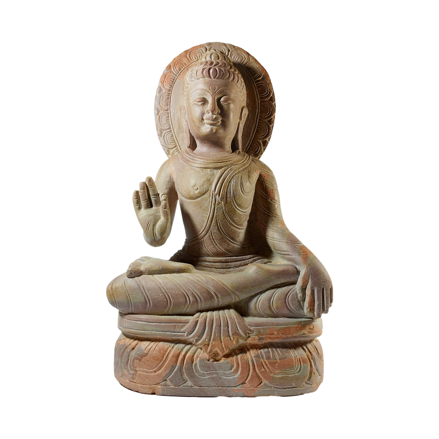 Stone buddha statue