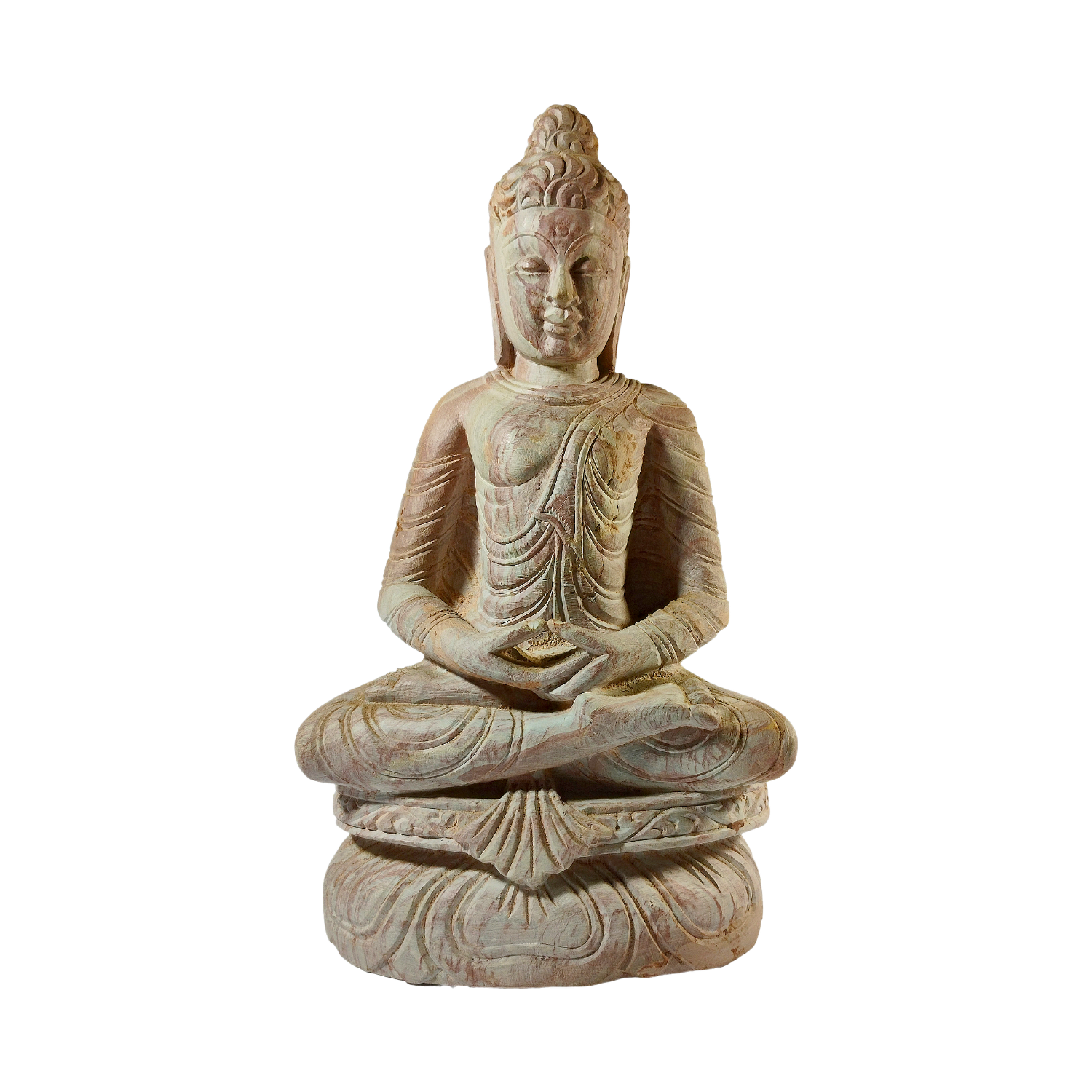 Buddha Statue in Home Garden
