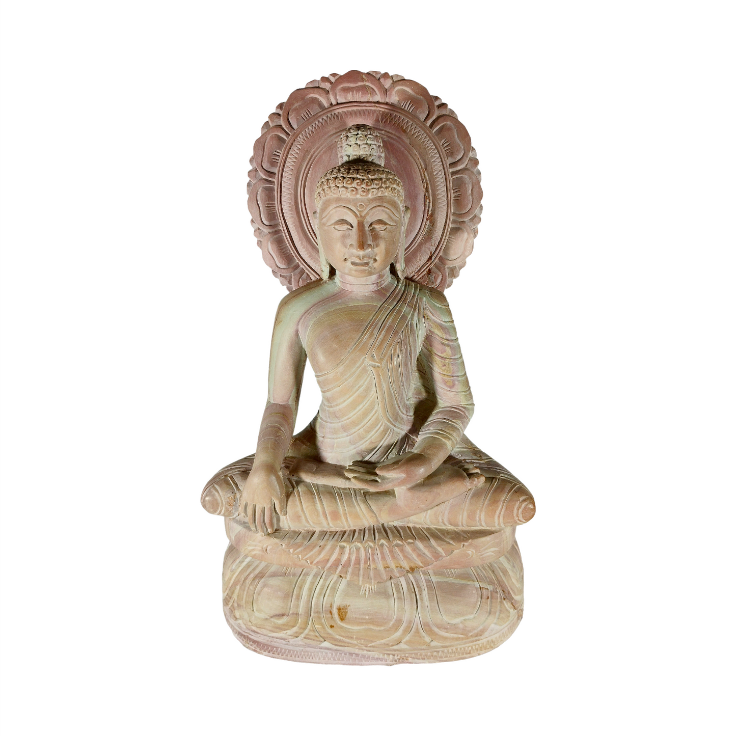 Elegant +Stone Buddha Statue