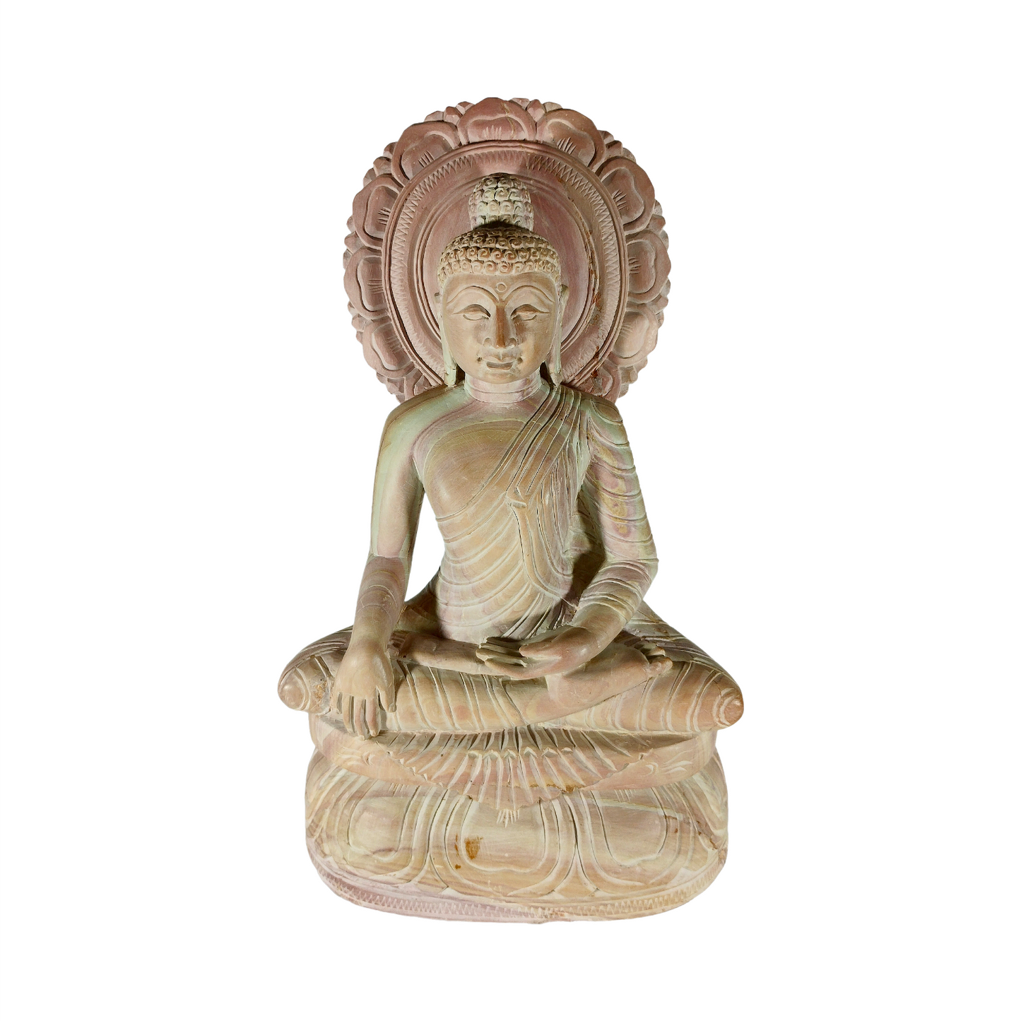 Unique +Stone Buddha Statue