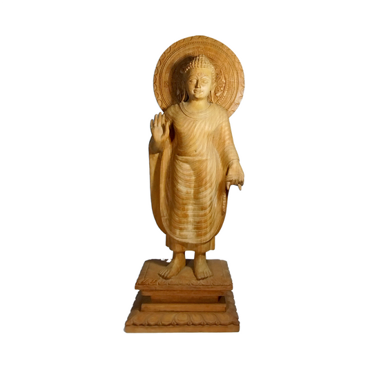 Wooden Buddha Statue