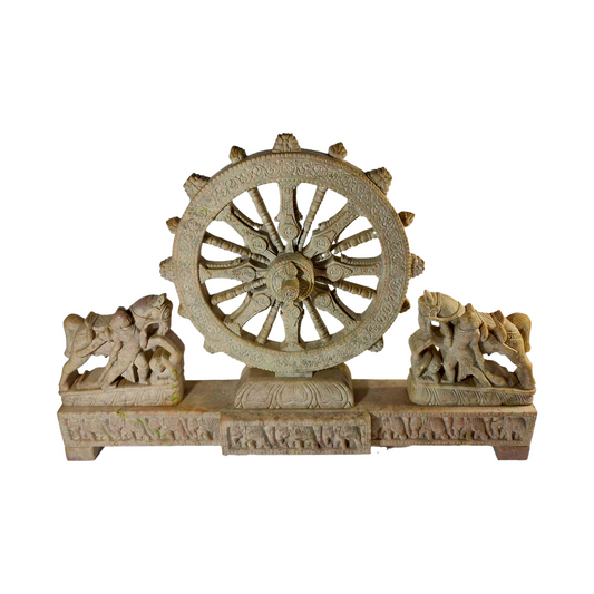 WHEEL OF CHARISMATIC CHARIOT - KONARK