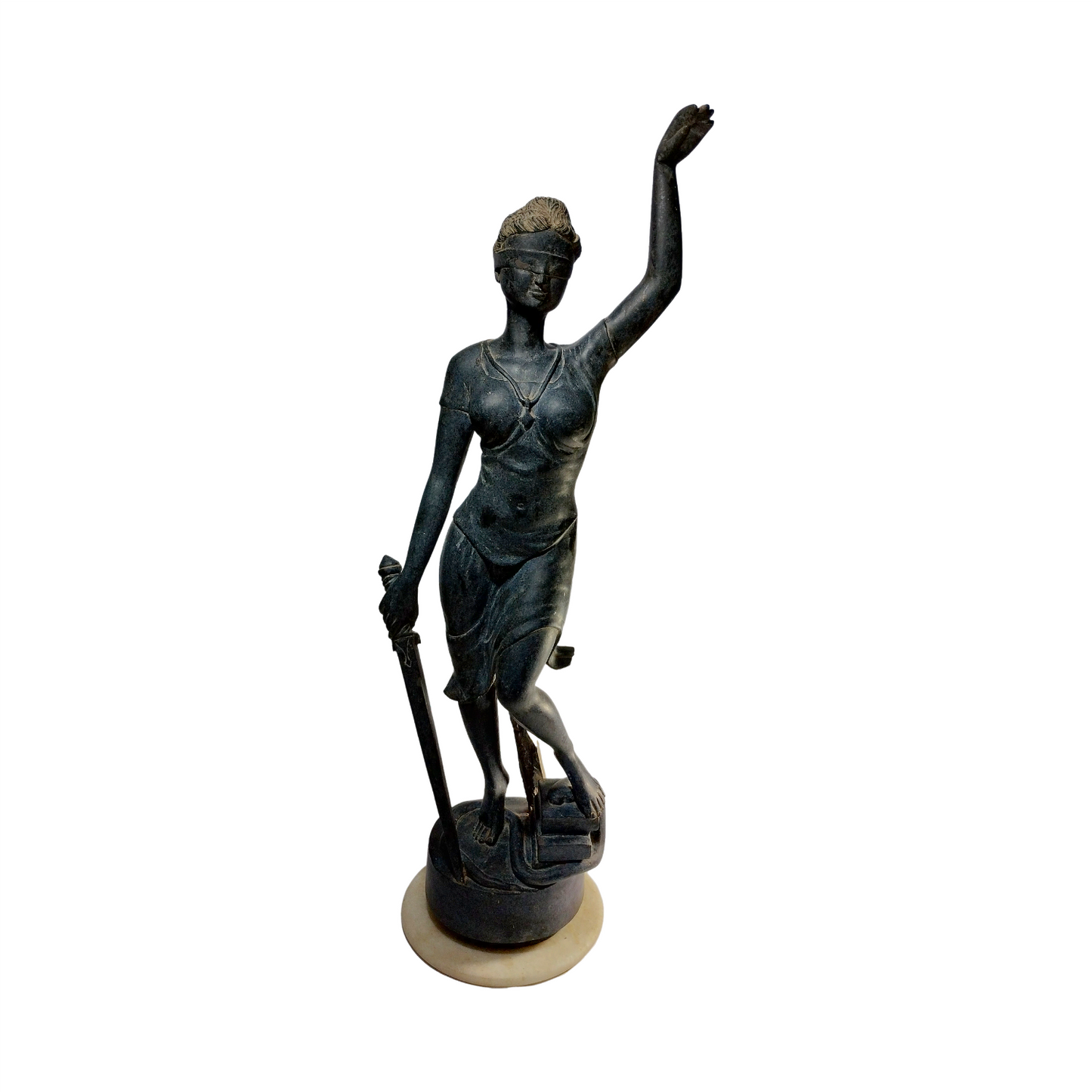 STONE SCULPTURE - JUSTICE LADY-JUSTITIA