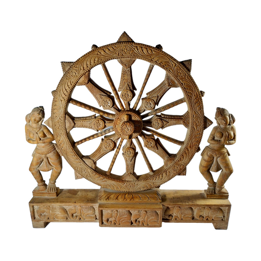 WHEEL OF CHARISMATIC CHARIOT - KONARK 010